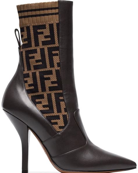 fendi boots farfetch|FENDI Show Leather Boots .